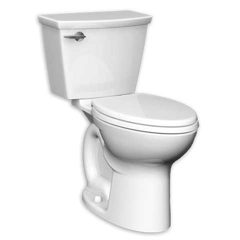 Toilette allongée deux pièces 1,28 gpf (siège non inclus) Cadet, Blanc