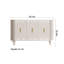 Armoire d'entrée blanche moderne simple