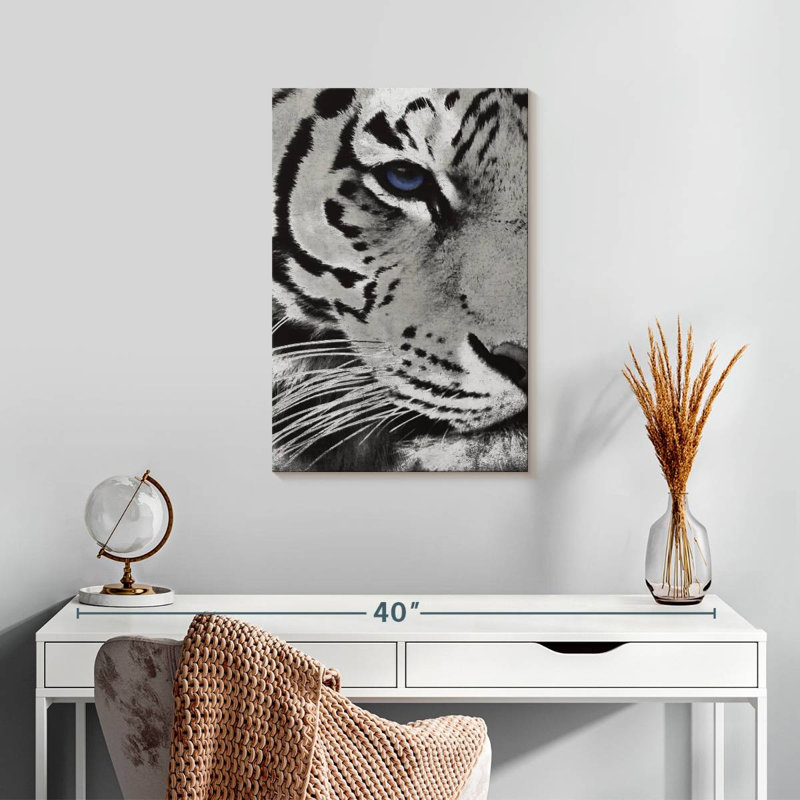 Oeil de tigre mauve I, H 24 po x l 16 po