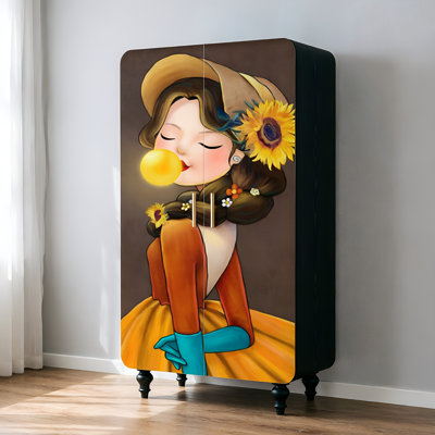 Nordic simple bedroom cloakroom wardrobe