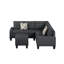 Canapé modulaire 6 pièces rembourré-1231226113