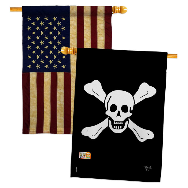 Double Sided 40'' H x 28'' W Polyester House Flag