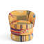 Velvet Swivel Barrel Chair
