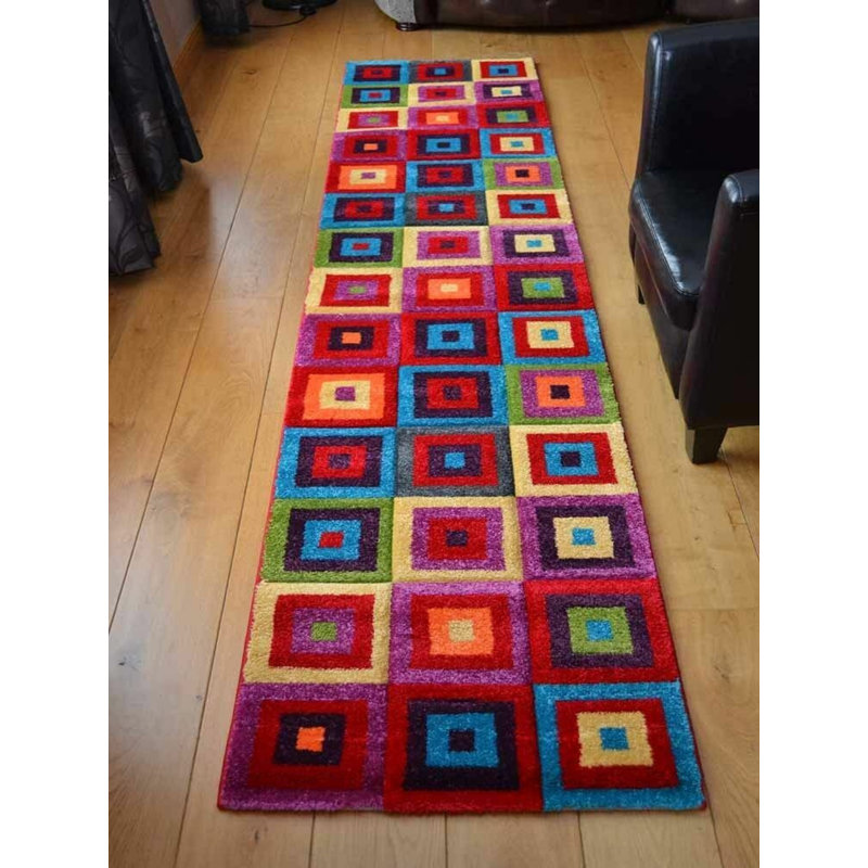 Gali Geometric 80cm X 150cm Area Rug, Runner 60 x 220cm