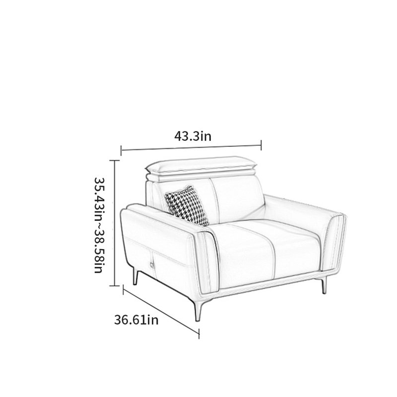 Canapé de style américain moderne et luxueux