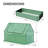 Raised Garden Bed Kit, 4x2x1 FT Galvanized Planter Box with PE Cover-120640978-55850503