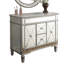 Ensemble de meuble-lavabo simple 44 po avec miroir Arango Kesha