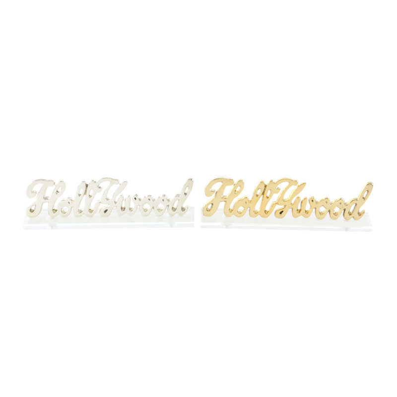 Blocs d’aluminium/acrylique de lettres hollywood