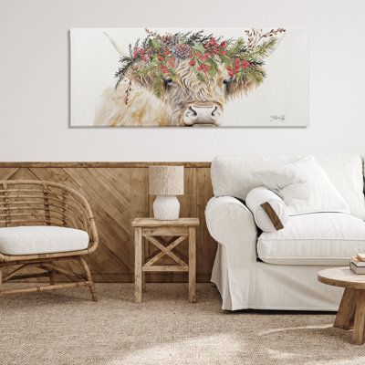 Bétail avec toile de baies saisonnières, design par Marla Rae