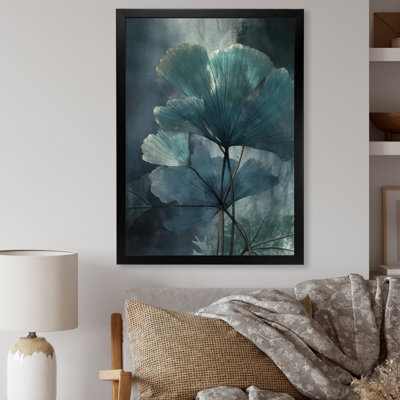" Tropical Palm Leaves Ginkgo I "