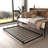 Twin Daybed with Trundle, Storage Shelves, Study Desk, and LED Charging Station for Space-Smart Living.-1912443470