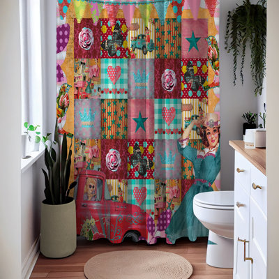 Zaylyn Patchwork Shower Curtain