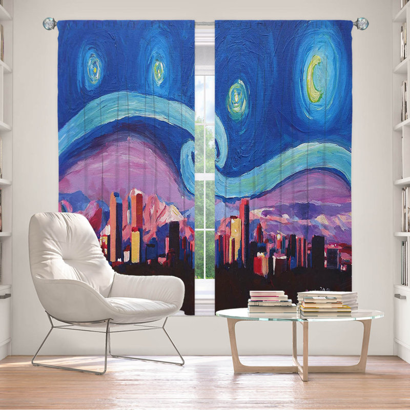 Aidrian Room Darkening Curtain Pair, 40" W x 82" L