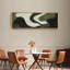 Reproduction d'art sur toile surdimensionnée à motif abstrait texturé abstrait vert Minimalst-106766881-111696479