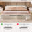 White Bouce Upholstered Platform Bed-1773924565