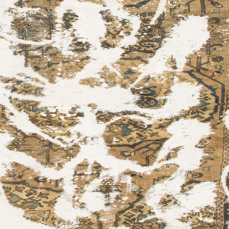 Tapis multicolore abstrait Smicksburg, Carré 4 pi