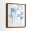 Inky Daffodils I - reproduction encadrée de qualité supérieure - prête à être accrochée - aucun clou requis - aucun clou requis-186278435-186278447