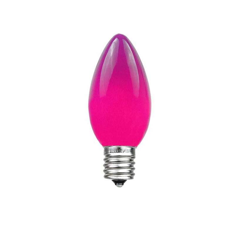 Guirlande 100 lumières en céramique, Mauve, 25 lumières