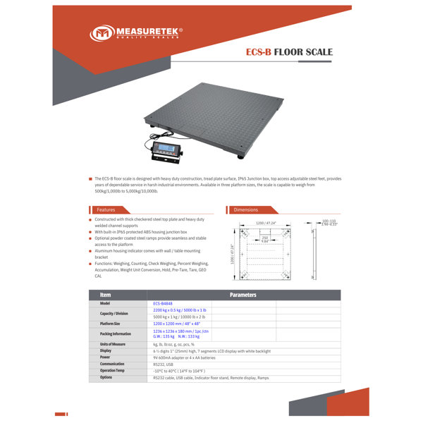 Dimensions du produit