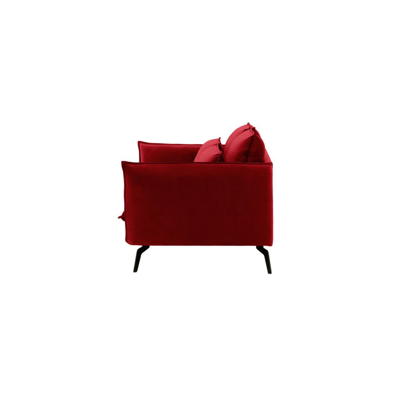Dafinka 2 Seater Velvet Sofa, Red