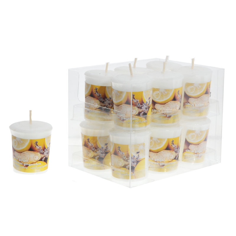 Ginger Scented Votive Candle