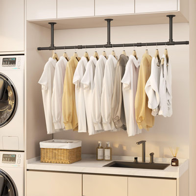 156cm Wall Mounted Clothes Rack