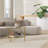 Bupe Glass Top Single Coffee Table-1559920868-1559920865