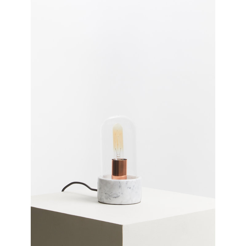 Alejandro Marble Novelty Lamp, Grey