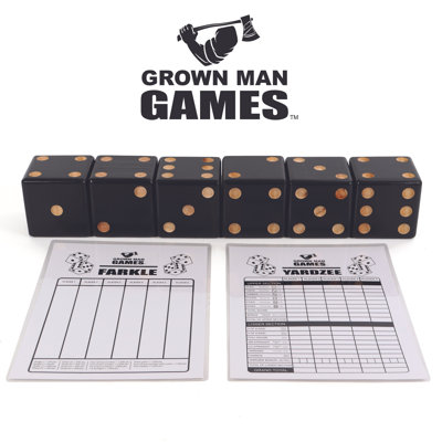 Grown Man Games Giant Games with Carrying Case