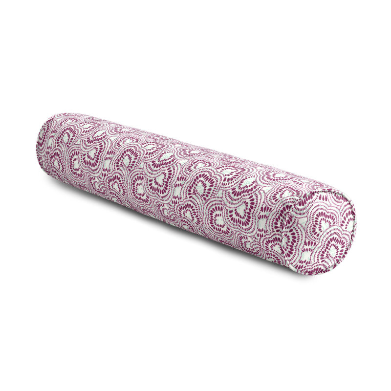 Sassafrass Linen Bolster Pillow Cover & Insert, Custard, 9" x 48"