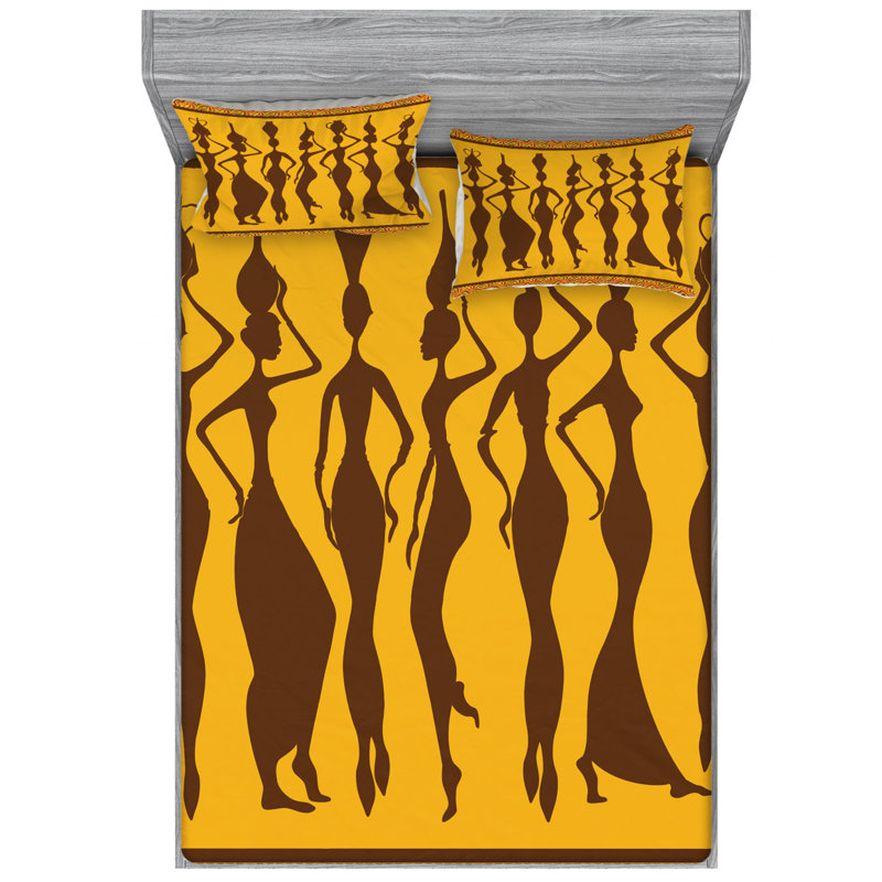 Microfiber Sheet Set, Queen Sheet Set with 2 Pillowcases