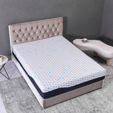 Alwyn Home Mattress Elevator - 5-Inch Size - Gentle Incline Under Mattress Support, 5 Alwyn Home Bed Size: Full/Double