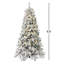 Arbre de Noël avec 300 lumières DEL - Comprend un sac de rangement pour arbre et une télécommande-1429674762