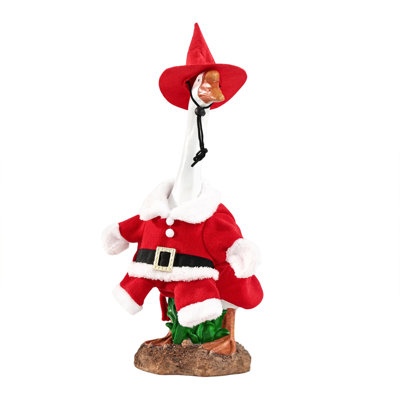 Gooses Porch Clothes Pet Costume Christmas Set  Gooses Standing Or Sitting Dog Outfits For Holiday Decor