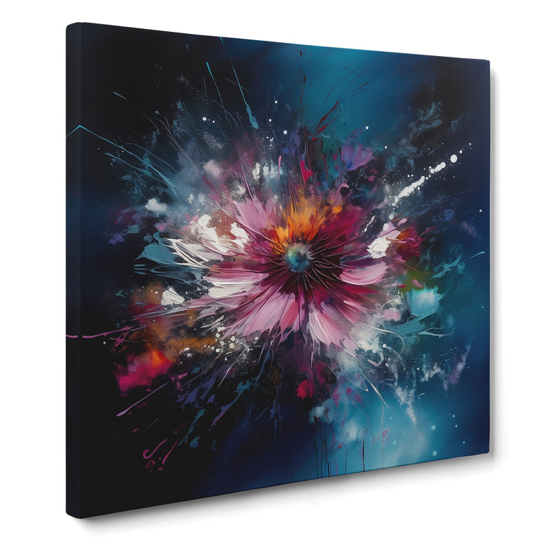 Cosmos Abstract No.3 - Wrapped Canvas - Framed Print, 50cmH x 50cmW