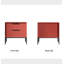 Table de chevet à double tirage Italian Minimalist Paint