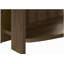 Bureau d'ordinateur, bureau personnel, coin, tablettes de rangement, L de 48 po, bureau, ordinateur portable, stratifié brun, contemporain, moderne