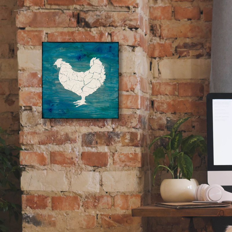 «Paloalto Farm Chicken» par Lightbox Journal - impression sur toile tendue, H 12 po x l 12 po x P 0,75 po