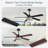 52-Inch Ceiling Fan with Light