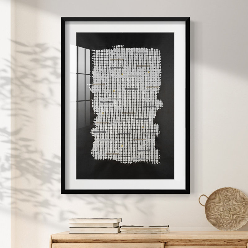 Bits et octets I - Impression encadrée, H 28,5 po x l 20,5 po, Noir