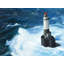Unleashed Waves On A Lighthouse Print On Canvas