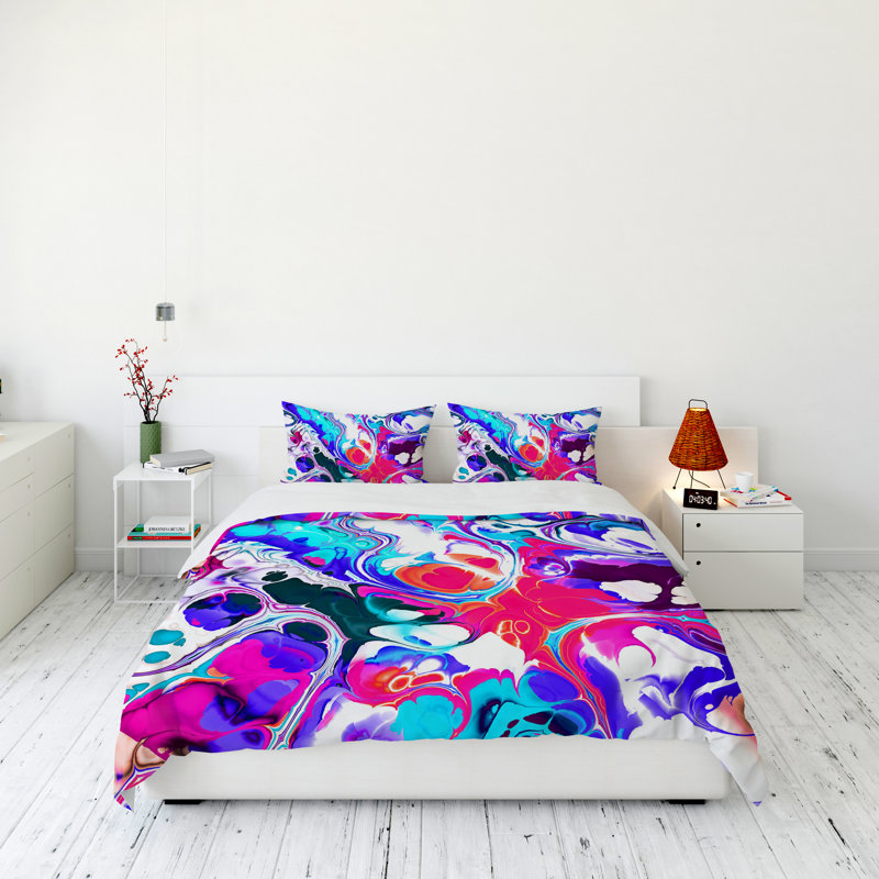 Abstract Duvet Cover, Queen Duvet Cover + 2 Queen Shams