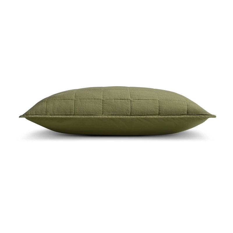 Ester Quilt Set, Queen Quilt + 2 Queen Shams, Loden Green
