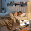Lit avec rangement à 3 tiroirs et tête de lit à 2 niveaux Jahlia -2131682757-2095354099