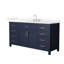 Beckett 66" Freestanding Single Bathroom Vanity with Quartz Top-705183732-705183733-705183731