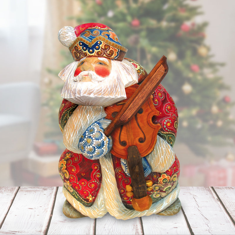Derevo père noël violin musicien Fifield