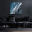Art mural en verre «Splash Indigo» par Albena Hristova par Latitude Run®, 12 po x 12 po-30442333