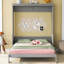 Grand lit escamotable avec tablette-1086021194