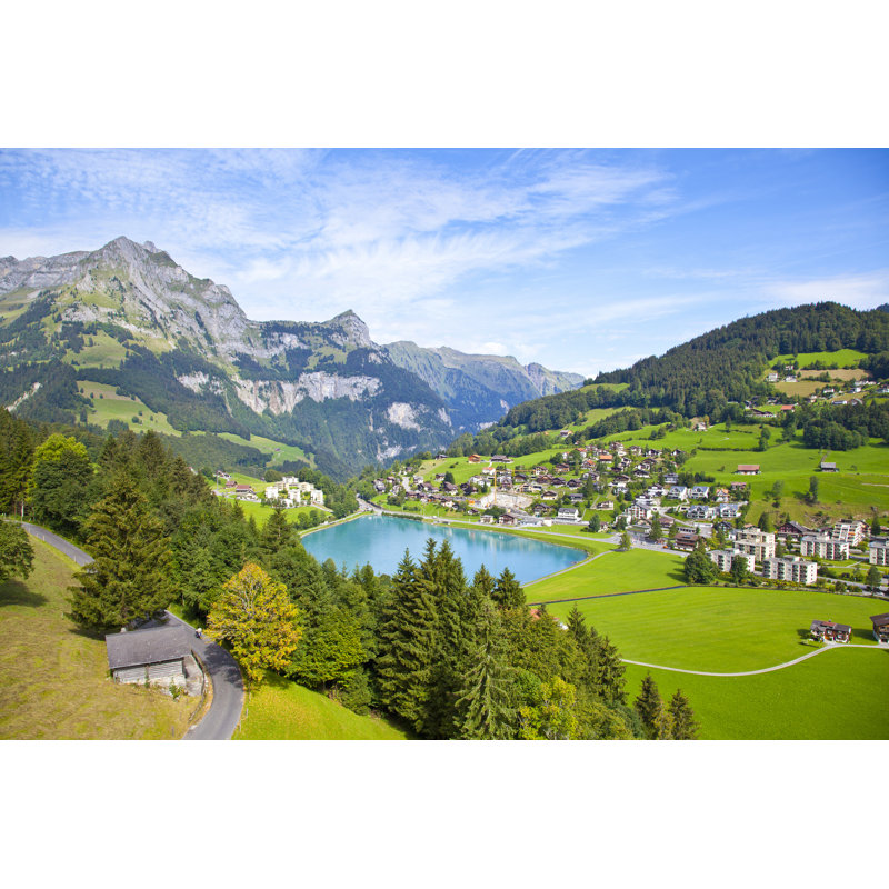 Engelberg Village, Switzerland - Wrapped Canvas Print, 51cm H x 76cm W x 3.8cm D