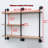 Industrial Pipe Shelf, 43.3In Heavy Duty 3-Tier Rustic Wall Mounted Bookshelf For Study, Kitchen, Living Room, And More